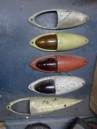 vintage bus marker lights