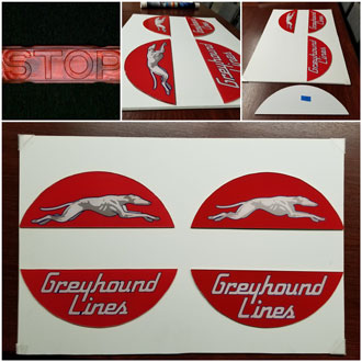 Greyhound Lines sticker