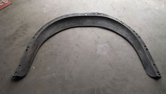 half round rubber fenders for GM wheel wells
