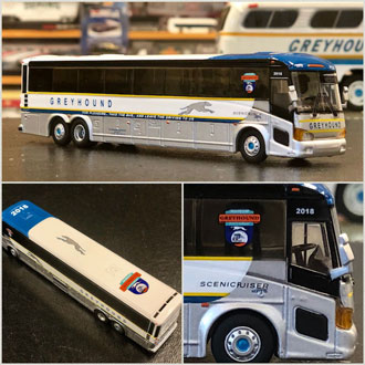 Greyhound bus model