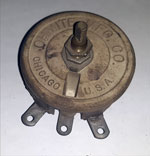 Rheostat Potentiometer Switch