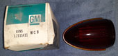 Red Marker Lens for GM Old Look bus