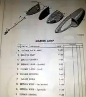 Marker Light Housing 2259538 exploded view