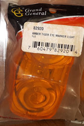 Amber Tiger Eye Marker Light