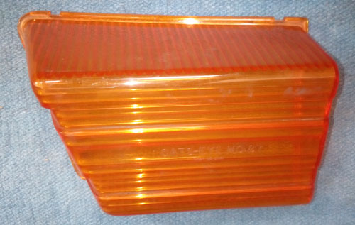 Amber lens for GM 2384980 bus