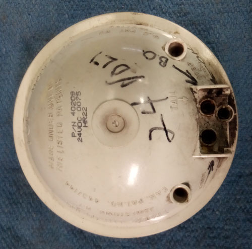 Round Red Lamp Assy 24 Volt P/N 40209 HR22